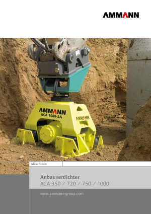 Гібридні поверхневі вібратори Ammann ACA 750-2