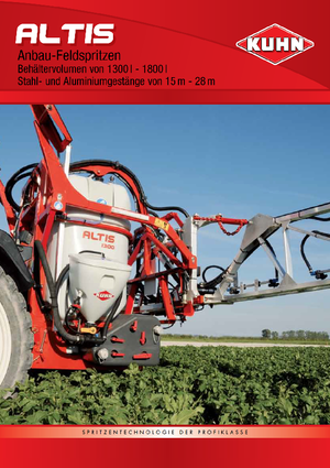 Обприскувачі польові Kuhn Altis 1600