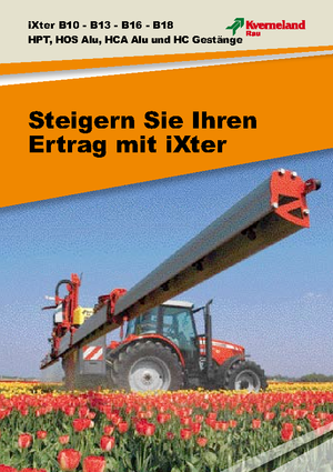 Обприскувачі польові Kverneland iXter B13
