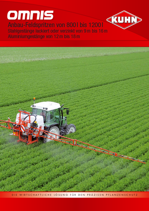 Обприскувачі польові Kuhn Omnis 1000