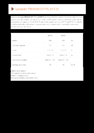 Монтажні розширювальні комплекти Pronar EPT 21