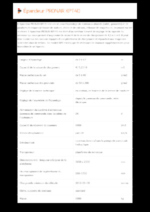 Монтажні розширювальні комплекти Pronar KPT 40 