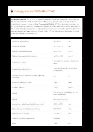 Монтажні розширювальні комплекти Pronar KPT 40 