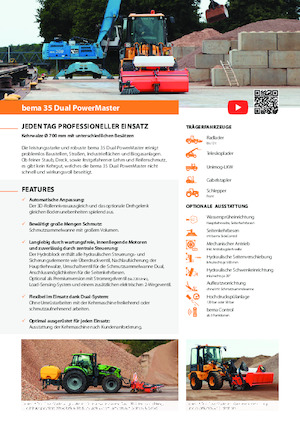Монтажні підмітальні машини Bema 35 Dual 2050