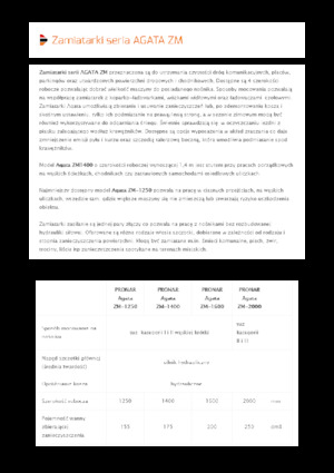 Монтажні підмітальні машини Pronar Agata ZM 2000