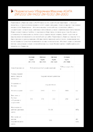 Монтажні підмітальні машини Pronar Agata ZM 2000