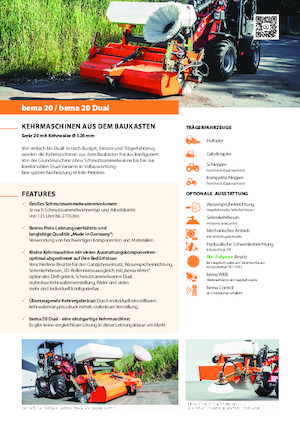 Монтажні підмітальні машини Bema bema 20 Dual