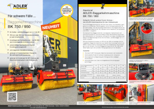 Монтажні підмітальні машини Adler BK 950-240