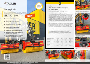 Монтажні підмітальні машини Adler BK 950-240