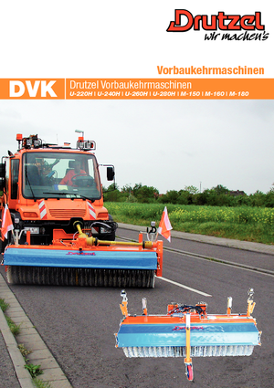 Монтажні підмітальні машини Drutzel DVK-M 150 H