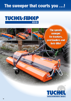 Монтажні підмітальні машини Tuchel Eco 180 Ø 520