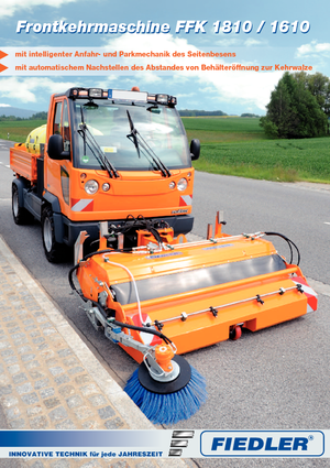 Монтажні підмітальні машини Fiedler FFK 1610