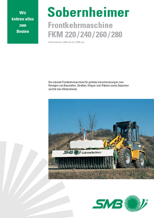 Монтажні підмітальні машини Sobernheimer FKM 240