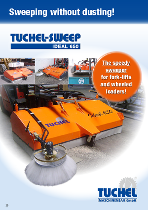 Монтажні підмітальні машини Tuchel Ideal 
