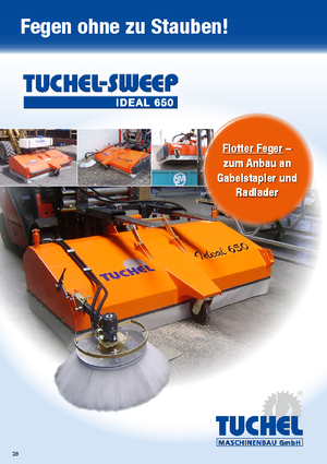 Монтажні підмітальні машини Tuchel Ideal 