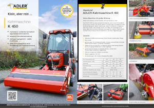 Монтажні підмітальні машини Adler K 450-120