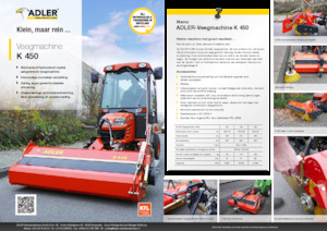 Монтажні підмітальні машини Adler K 450-120