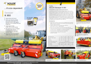 Монтажні підмітальні машини Adler K 950-360