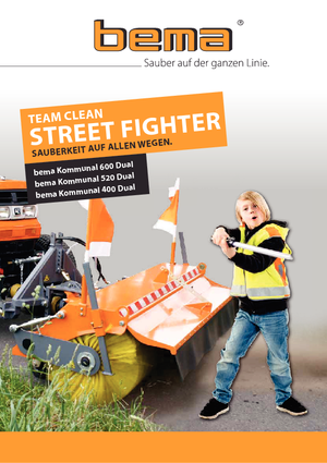 Монтажні підмітальні машини Bema Kommunal 520 Dual 1250