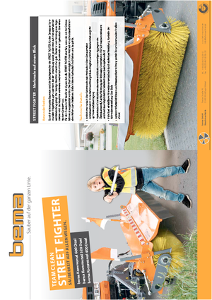 Монтажні підмітальні машини Bema Kommunal 600 Dual 2050