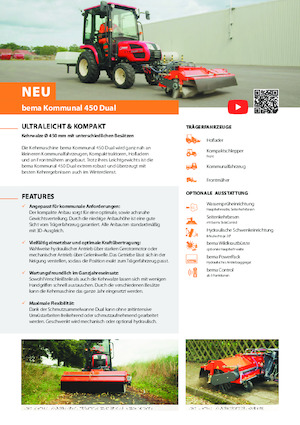 Монтажні підмітальні машини Bema Kommunal 450 Dual 1250