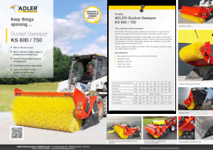 Монтажні підмітальні машини Adler KS 750-240