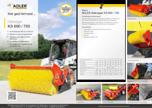 Монтажні підмітальні машини Adler KS 600-150