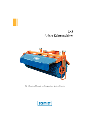 Монтажні підмітальні машини Schmidt LKS 14