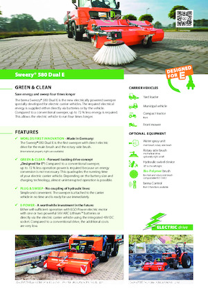 Монтажні підмітальні машини Bema Sweezy 580 Dual E