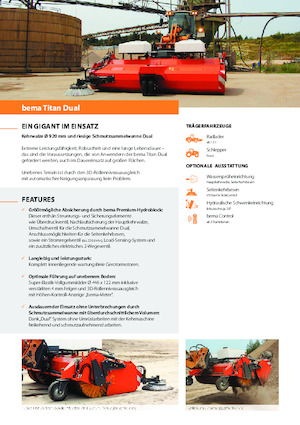 Монтажні підмітальні машини Bema Titan Dual 3250