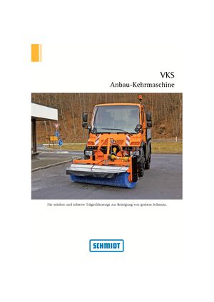 Монтажні підмітальні машини Schmidt VKS 24