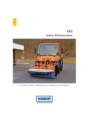 Монтажні підмітальні машини Schmidt VKS 4