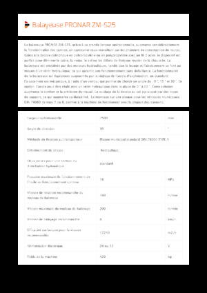 Монтажні підмітальні машини Pronar ZM-S 25