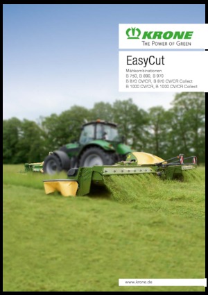 Комбінований диск косарки з кондиціонером Krone EasyCut B 870 CR Collect 