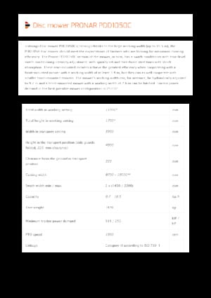 Комбінований диск косарки з кондиціонером Pronar PDD 1050C