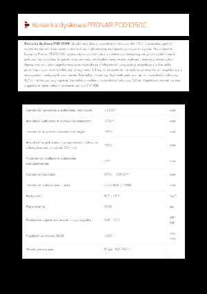 Комбінований диск косарки з кондиціонером Pronar PDD 1050C