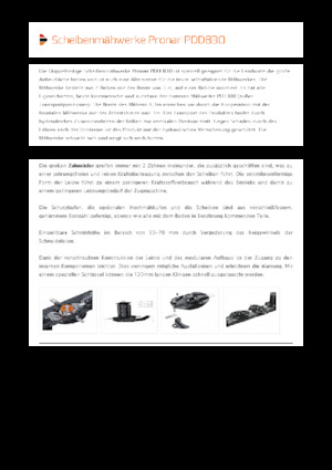 Комбінований косильний диск без кондиціонування Pronar PDD 830