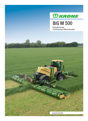 косарка-плющилка Krone Big M 500 CV