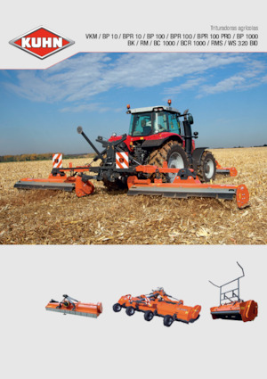 агрегати для мульчування Kuhn RMS 820