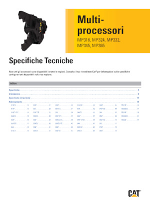 Мультипроцесори Caterpillar MP324D