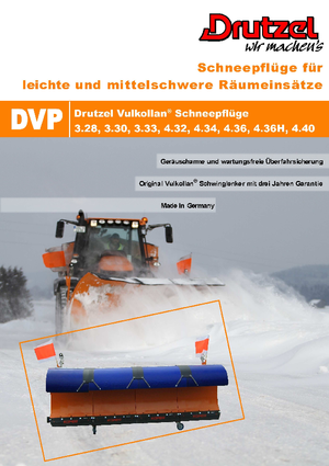 Снігоходи з багатофункціональними точилами Drutzel DVP 3.33