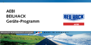 Снігоходи з багатофункціональними точилами Beilhack PVF 30-4