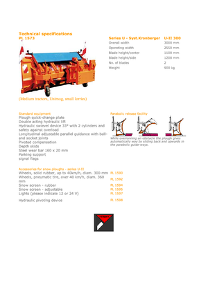 Снігоходи з багатофункціональними точилами Hydrac U II 300