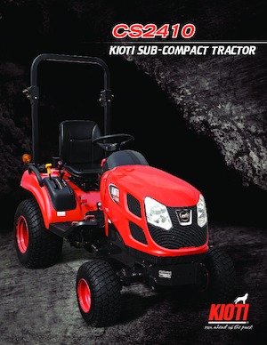 Муніципальний багатофункціональний транспортний засіб Дизель Kioti CS 2410