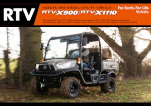 Муніципальний багатофункціональний транспортний засіб Дизель Kubota RTV X1110 TW  