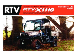 Муніципальний багатофункціональний транспортний засіб Дизель Kubota RTV X1110 TW  