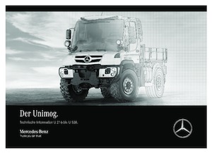 Муніципальний багатофункціональний транспортний засіб Дизель Unimog U 318 Euro 6