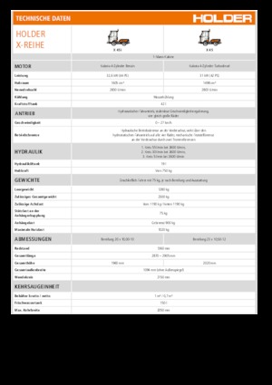 Муніципальний багатофункціональний транспортний засіб Дизель Holder X 45