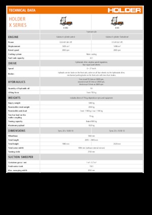 Муніципальний багатофункціональний транспортний засіб Дизель Holder X 45