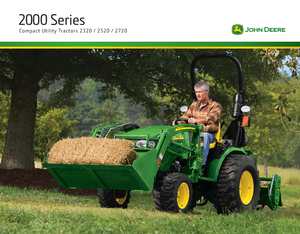 Муніципальні трактори John Deere 2720
